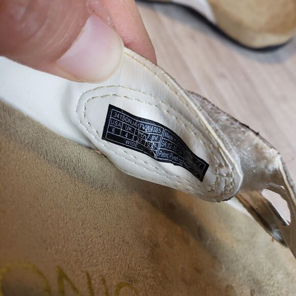 Vionic Sonja Women's Sandals Slip On Metallic Gold Bronze Casual Comfort Size 6 - Picture 7 of 7